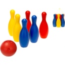 Kuželky 6 ks 19 cm s míčkem