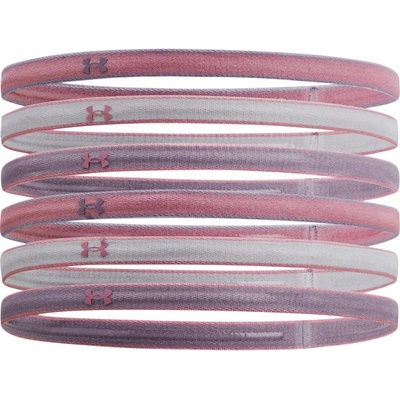 UNDER ARMOUR UA Mini Headbands 6pk PNK Ružová 24/25