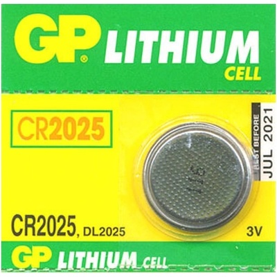 GP Batteries Батерия литиева gp cr2025, 3v, 1бр