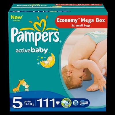 Pampers Active baby 5 111 ks
