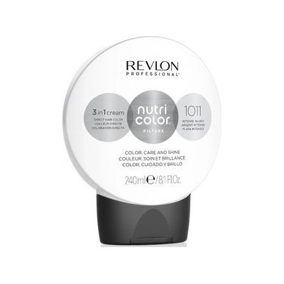 Revlon Nutri Color Filters Barevná maska na vlasy 1011 Intense silver 240 ml