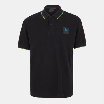 Money Colour Patch Polo - Black