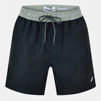 Threadbare Бански гащета Threadbare Men's Swim Shorts - Black