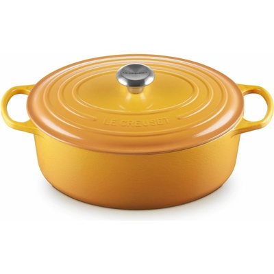 Le Creuset Kastrol SIGNATURE 31 cm, 6,3 l, oválný, NECTAR, litina