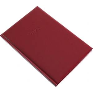 Realsystem Дневник за срокове REALSYSTEM Standard B/5, седмичен, с бели листа, бордо, 2027 (5611-09)