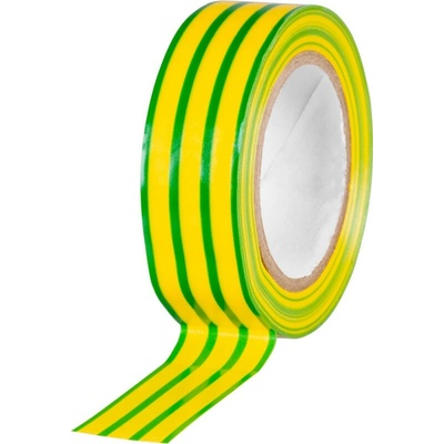 Strend Pro Izolačná lepiaca páska 19 mm x 10 m zelenožltá