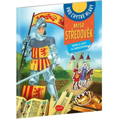 Mise Středověk - pátrej a lušti se samolepkami