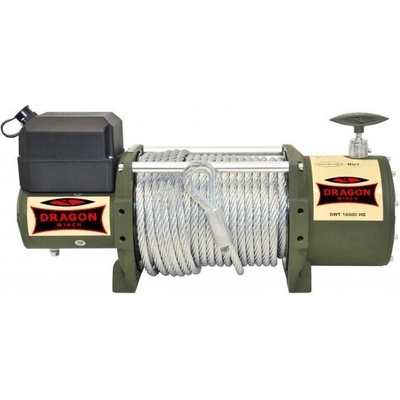 Elektrický naviják 7,2t 24V ocelové lano 31m DRAGON WINCH DWT 16000 HD