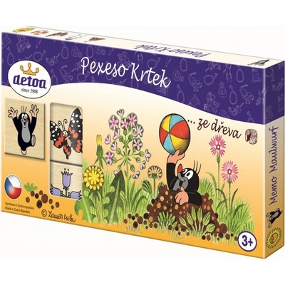 Detoa Pexeso Krteček dřevěné