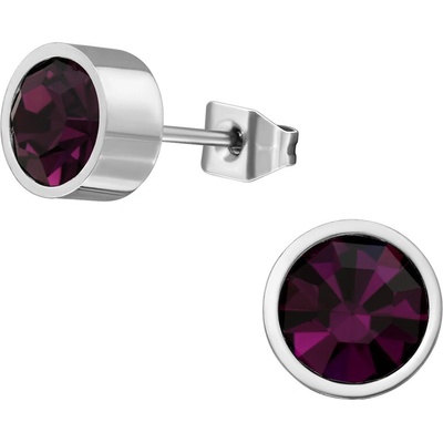 Mabell dámske náušnice z chirurgickej ocele REDWINA SK22129107-AMETHYSTC45