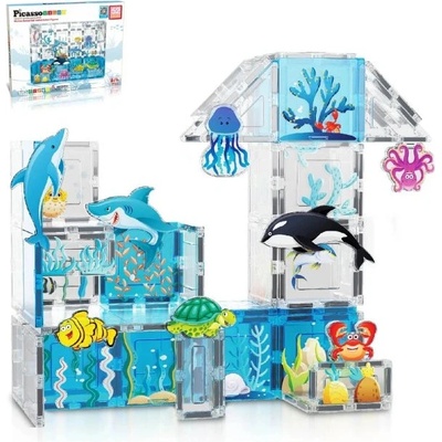 PicassoTiles - Aquarium Marine World 52 ks