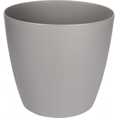 PLASTKON květináč Ella Twist ”n” Roll 35 cm - matná kamenná šedý