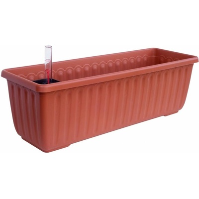 Plastia Samozavlažovací truhlík SIESTA LUX 40x20x19 cm terakota
