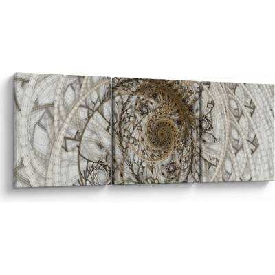 Obraz ornamentalního umění, třídílný 120x40 cm