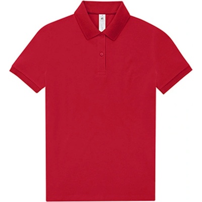 B&C Dámske polo tričko PW463 Red