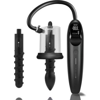 Realov LuvPump Smart Vibrating Rosebud Pump with 2 Attachments