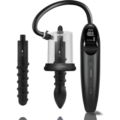 Realov LuvPump Smart Vibrating Rosebud Pump with 2 Attachments
