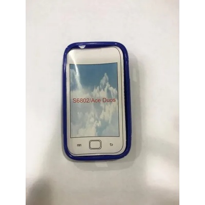 Samsung Силиконов калъф за Samsung S6802 Galaxy Ace Duos син