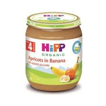 HiPP Пюре Hipp, Био кайсия с банан 125 гр, 9062300132776