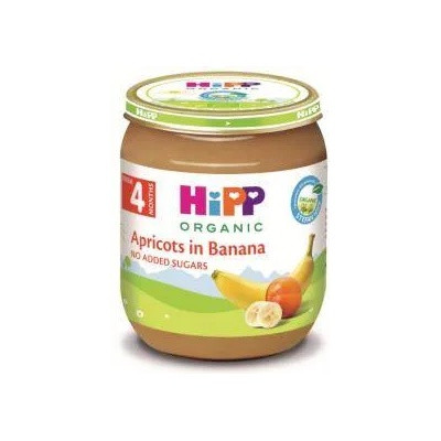 HiPP Пюре Hipp, Био кайсия с банан 125 гр, 9062300132776