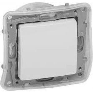 Legrand Единичен ключ Legrand Niloe, ниво на защита IP44, бял (764513)