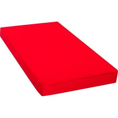 Kaarsgaren 2v1 červené prostěradlo a chránič matrace 70x140