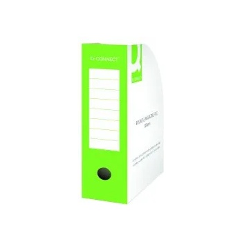 Q-CONNECT Вертикална поставка картонена 31.8х25.6х10см зелена