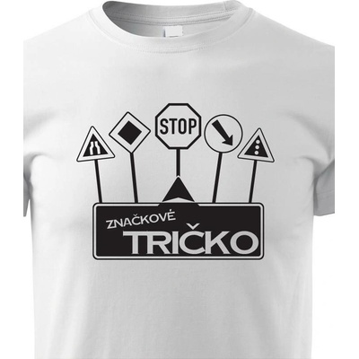 Dětské tričko Značkové tričko Bílá Canvas Dětské tričko Bezvatriko.cz 1