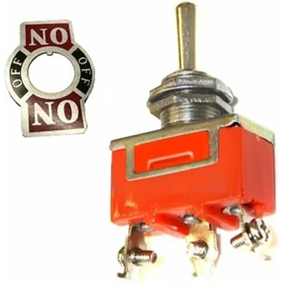 Vypínač ON-OFF-ON 250V/15A