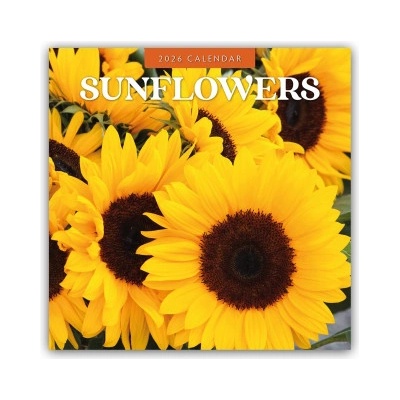 Browntrout Verlags GmbH Sunflowers - Sonnenblumen 2026 - 16-Monatskalender | Red Robin