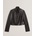 Ted Baker Women's Cropped Leather Overcoat - Black