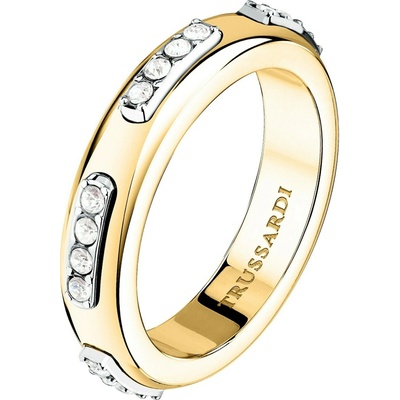Trussardi bicolor prsten z oceli Concept TJAYY110