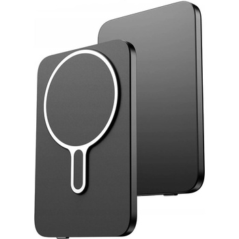 3mk Protection Преносима външна батерия с USB-C порт и безжично зареждане с MagSafe - 3mk MagSnap Go Magnetic Wireless Charging Power Bank 5000 mAh 20W (тъмносив) (MSGO053MK)
