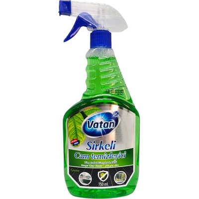 Vatan препарат за стъкла с оцет, 750мл, Зелен
