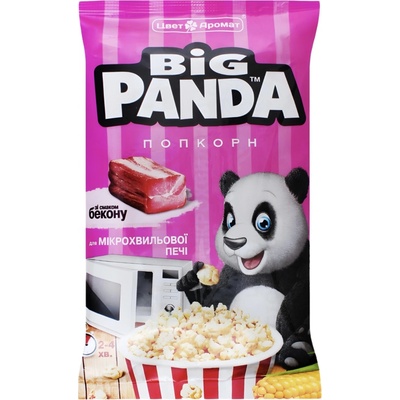 Big Panda popcorn do mikrovlnky Slaninový 100 g