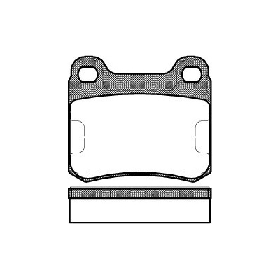 Sada brzdových platničiek kotúčovej brzdy REMSA 0157.10