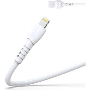 PZX Кабел PZX V148, от USB A(м) към Lightning(м), 2m, бял (V148)