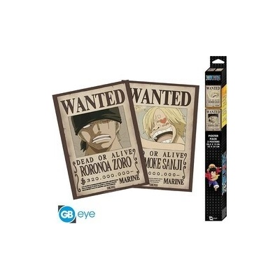 GB eye Chibi Plagát One Piece Wanted Zoro & Sanji, 52 × 38 cm, BH298