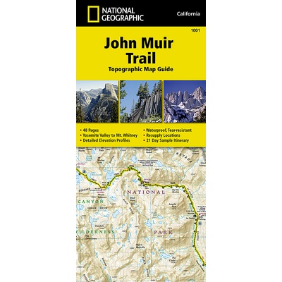 John Muir Trail Topographic Map Guide