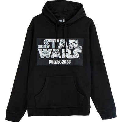 Cerdá mikina s logem a postavičkami Star Wars černá – Zbozi.Blesk.cz