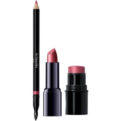 Dr. Hauschka Комплект - Молив за устни, Червило и Червило и руж 2 в 1, 1.05 + 4.1 + 6.1 g
