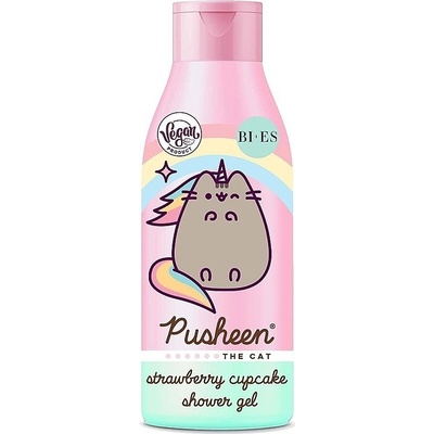 PUSHEEN THE CAT SHOWER GEL STRAWBERRY CUPCAKE 400 ml BOTTLE