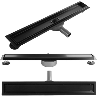 Rea Odpływ Liniowy REA Neox pro Czarny 90 (REA-G7804)