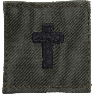 MILITARY RANGE Nášivka VOJENSKÝ KŇAZ velcro OLIVE DRAB