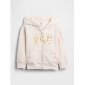 GAP Бебешки суитшърт с лого VintageSoft GAP GAP | Bezhov | Момчешки | 12-18 месеца