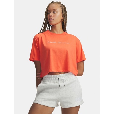 Under Armour Dámske tričko UA W WM CROP SS Červená