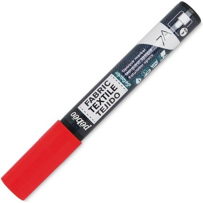 Pébéo 7A Markers Opaque fix na textil 4 mm 04 red