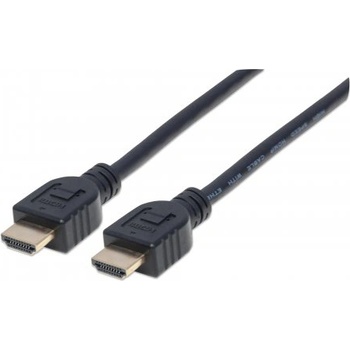 Manhattan CL3 защитен 4k High Speed HDMI кабел с Ethernet за монтаж в стена, 4K, M-M, 5.0m