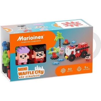 Marioinex MINI Waffle Hasičské auto 80ks