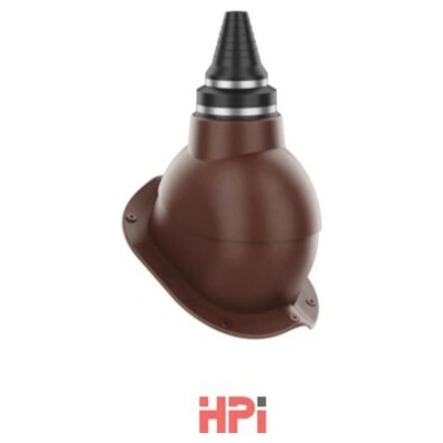 HPI Anténní prostup set vysoký profil pro plechové tvarované krytiny hnědá
